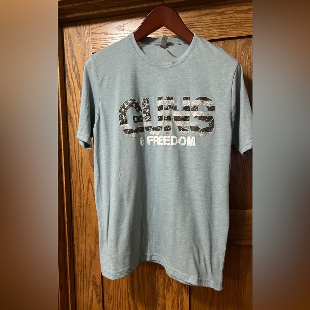 Next Level Guns and Freedom Graphic Tee